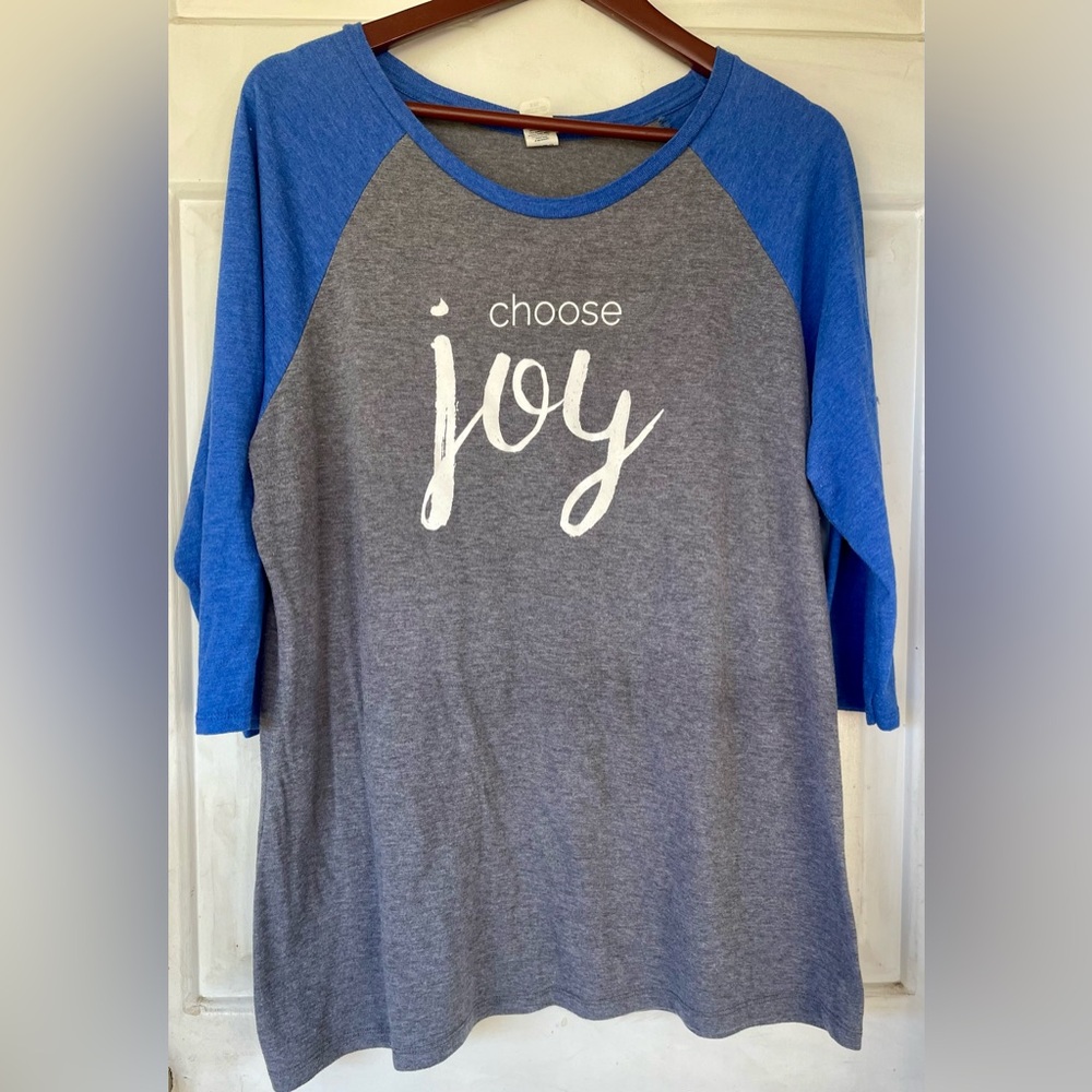 District Made Choose Joy Baseball Tee